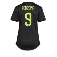 Fotbalové Dres Real Madrid Karim Benzema #9 Dámské Alternativní 2022-23 Krátký Rukáv